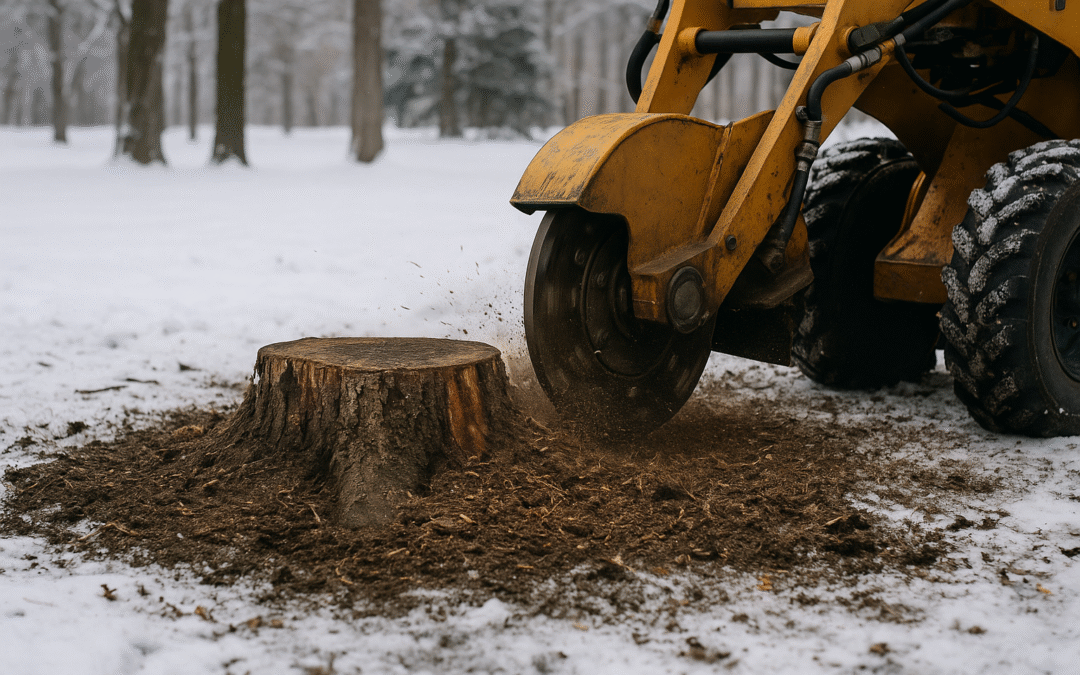 Why December Is the Best Month for Stump Grinding & Root Extraction in the Ottawa Region