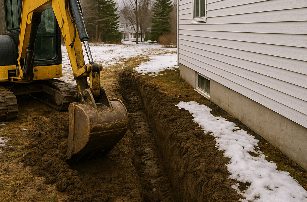 How We Protect Your Property From Snowmelt Damage: Winter Grading, Drainage & Excavation Solutions