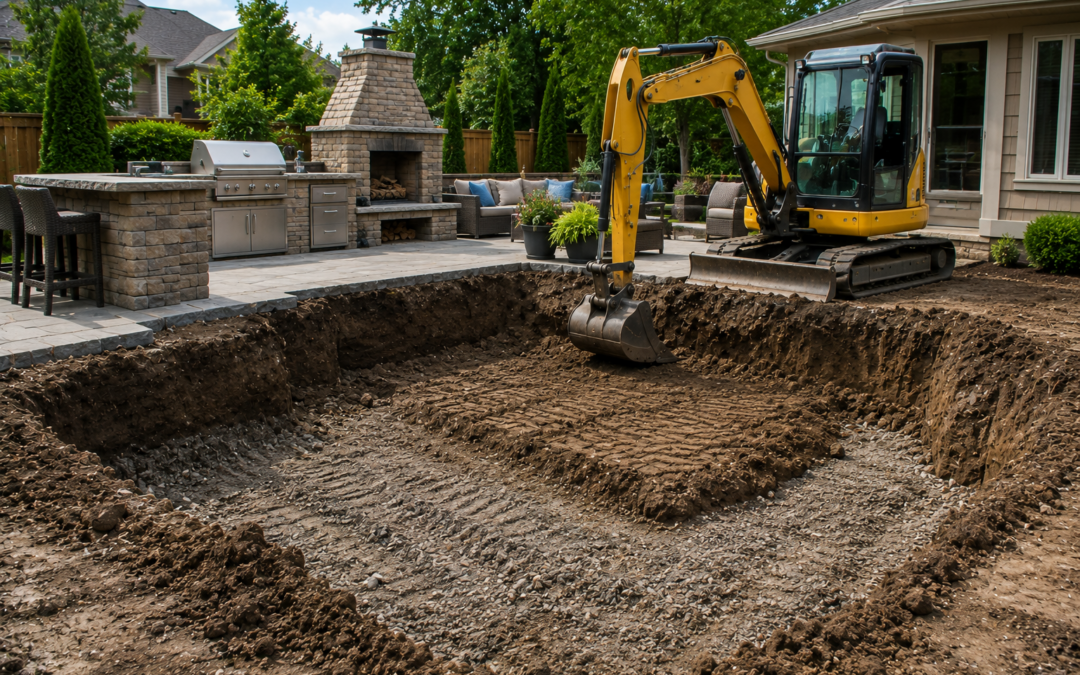 How Excavation Supports Successful Outdoor Kitchen and Patio Projects